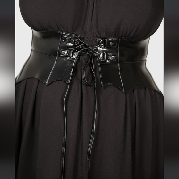 Killstar Black Gothic Corset Belt - Picture 6 of 7